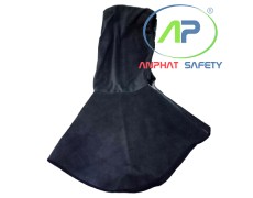 Nón trùm đầu cho thợ hàn bằng da